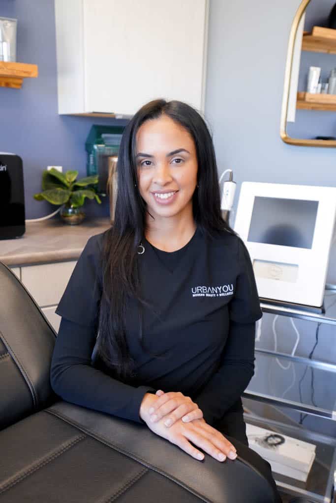 Vanessa Mora, Esthetician CoolSculpting Certified at Urban You medical spa in Grand Rapids and Northville, MI. Book Botox and CoolSculpting near me today.